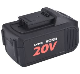 EXTOL baterie akumulátorová SHARE20V, 20V Li-ion, 6000mAh (8891885)