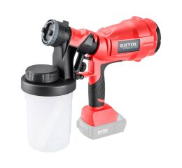EXTOL pistole stříkací HVLP aku SHARE20V, 20V Li-ion, bez baterie a nabíječky PLPS-788 (8891863)