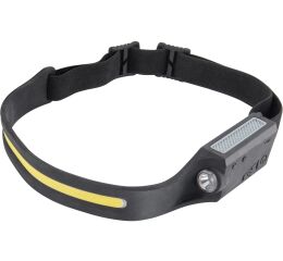 EXTOL čelovka 350lm, USB nabíjení, s IR čidlem, COB, XPE LED (43186)