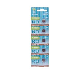 EXTOL baterie alkalické, 5ks, 1,5V (LR54, LR1130) (42055)