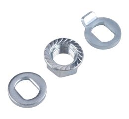 EXTOL matice M16 s podložkami, sada 3ks (8891590E)