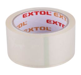 EXTOL páska lepicí tichá, transparentní, 48mm x 40m tl.0,046mm, PP/akryl lepidlo (8856322)