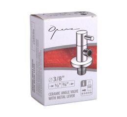 OPERA ventil rohový keramický s kovovou pákou, pračkový, 1/2"-3/4" (83062)