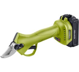 EXTOL nůžky zahradní aku, BRUSHLESS, 20V Li-ion, 2Ah (402456)