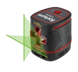 FORTUM laser zelený liniový křížový samonivelační (4780208)