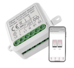 EMOS GoSmart modul spínací IP-2102SZ, ZigBee, 2-kanálový 3069051020 (H5102)