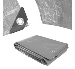 Procraft Plachta Procraft ST4x6 200g/m2 nepromokavá s oky 4x6 m stříbrná | ST4x6 (ST4x6)