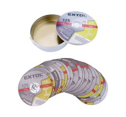 EXTOL kotouč řezný na kov 20ks, O 125x1,0x22,2mm (106903)