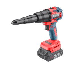 EXTOL PREMIUM pistole nýtovací aku SHARE20V, BRUSHLESS, 2Ah (8891868)