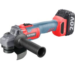 EXTOL PREMIUM bruska úhlová aku SHARE20V, 125mm, BRUSHLESS, 4Ah (8891838)