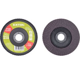 EXTOL CRAFT kotouč lamelový šikmý korundový, O125mm, P120 (903316)