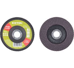 EXTOL CRAFT kotouč lamelový šikmý korundový, O125mm, P100 (903315)