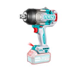 TOTAL Utahovák rázový AKU  3/4", BRUSHLESS, 1350Nm, 20V Li-ion, industrial, bez baterie a nabíječky (TIWLI201351)