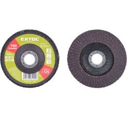 EXTOL CRAFT kotouč lamelový šikmý korundový, O125mm, P80 (903314)