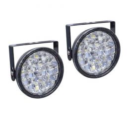 Světla denního svícení kulatá 18 LED/12V (33541)