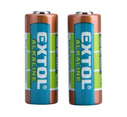 EXTOL baterie alkalické, 2ks, 12V (23A) (42017)