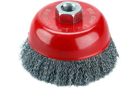 EXTOL kartáč hrnkový, O 75mm, vlnitý drát S 0,3mm, M14x2mm, EXTOL CRAFT (17002)