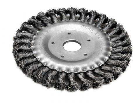 EXTOL kartáč radiální copánkový, O 150mm, vlnitý drát S 0,5mm, otvor 22,2mm, EXTOL CRAFT (17029)