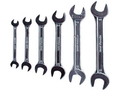 EXTOL klíče otevřené/otevřené, sada 6ks, 6-17mm, W.S., EXTOL CRAFT (6106B)