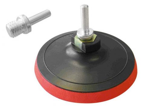 EXTOL nosič brusných výseků-M14, suchý zip s redukcí úchytu do vrtačky, O 125mm, stopka redukce 8mm (108530)