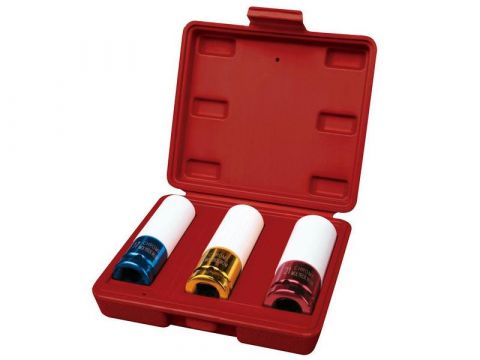 FORTUM klíče nástrčné rázové, 3ks, 1/2“, 17-19-21mm, CrMoV, FORTUM (4700800)