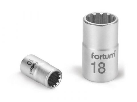 FORTUM hlavice nástrčná Multi-lock, 1/4‘‘, 4,5mm, L 25mm, 61CrV5, FORTUM (4701103)