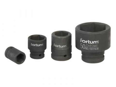 FORTUM hlavice nástrčná rázová, 3/4“, 60mm, L 70mm, CrMoV, FORTUM (4703060)
