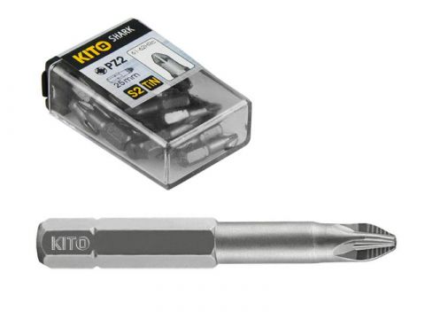 KITO hroty, sada 10ks, PZ 3x50m, S2, KITO (4811212)