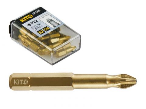 KITO hroty, sada 10ks, PH 1x50mm, S2/TiN, KITO (4821111)