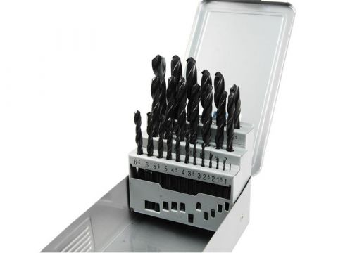 EXTOL vrtáky do kovu v kovové krabičce, sada 25ks, 1-13mm, po 0,5mm, HSS, EXTOL PREMIUM (8801192)
