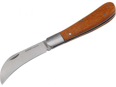 EXTOL nůž štěpařský zavírací 175/100mm, nerezová ocel (8855110)