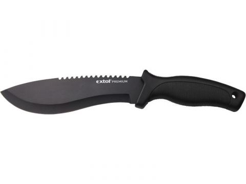 EXTOL nůž lovecký, 290/170mm, nerez, s nylonovým pouzdrem, EXTOL PREMIUM (8855304)