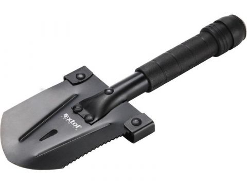 EXTOL lopatka víceúčelová, 30cm, délka 30cm, šířka 10cm, s nylonovým pouzdrem na opasek, EXTOL PREMIUM (8877035)