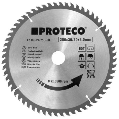 PROTECO PROTECO pilový kotouč s SK plátky 210mm (42.09-PK210-40)