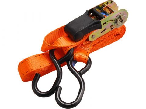 EXTOL pás upínací ráčnový s háky, 8m x 25mm, max. 800kg, pevnost pásu: při opásání 800 daN, v tahu 400 daN, PES, EXTOL PREMIUM (