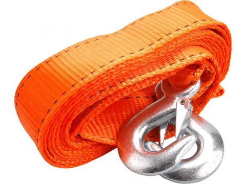 EXTOL lano tažné - popruh s háky, 4m x 50mm, max. tažná síla 2800kg, ocelové háky na koncích, PES, EXTOL PREMIUM (8861160)