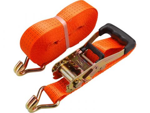 EXTOL pás upínací ráčnový s háky, 3m x 50mm, max. 4000kg, pevnost pásu: při opásání 4000 daN, v tahu 2000 daN, PES, EXTOL PREMIU