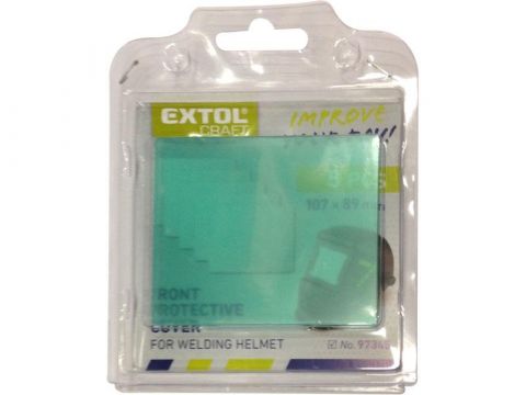 EXTOL sklo ochranné pro svářecí kuklu, 5ks, 107x89mm, plastové, pro 97345, EXTOL CRAFT (97345A)