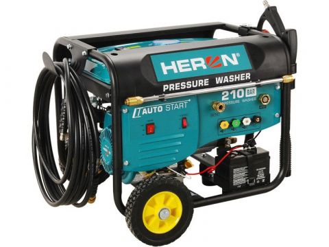 HERON vysokotlaký motorový čistič s dálkovým ovládáním a el. startem, 210bar, 9,5l/min, HERON, HPW 210 (8896350)