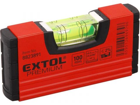 EXTOL vodováha kapesní, 100mm, EXTOL PREMIUM (8823891)