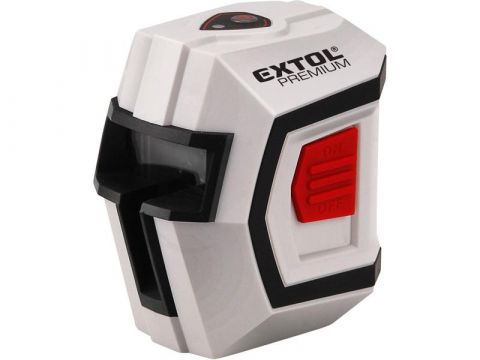EXTOL laser liniový, křížový samonivelační 1H1V, přesnost 0,5mm/m, rozsah laseru : 10m, EXTOL PREMIUM (8823301)