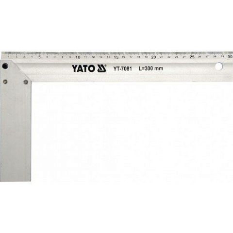 YATO Truhlářský úhelník hliníkový 250mm (YT-7080)