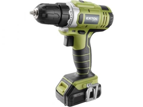 EXTOL vrtací šroubovák aku, 12V Li-ion, 1300mAh (402400)