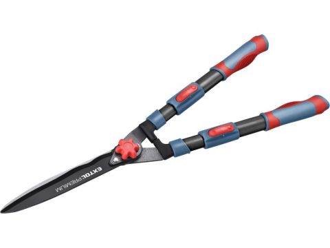 EXTOL nůžky na živý plot s vlnitým ostřím teleskopické, 690-890mm (8873716)