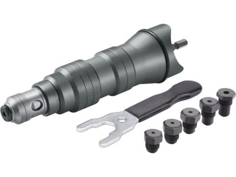 FORTUM nástavec nýtovací na vrtačku, pro trhací nýty 2,4-4,8mm, CrMoV (4770651)