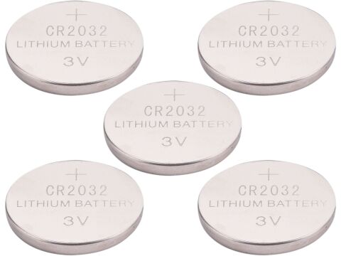 EXTOL baterie lithiové, 5ks, 3V (CR2032) (42050)