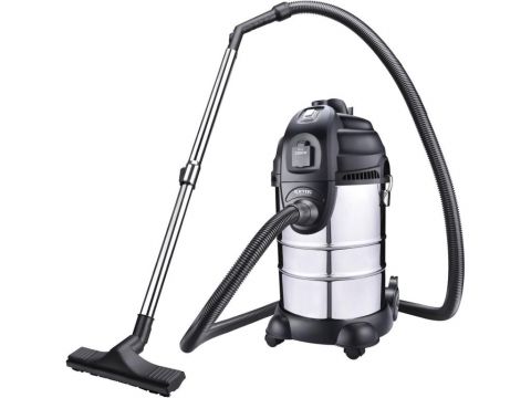 EXTOL vysavač dílenský, multifunkční se zásuvkou a funkcí čištění filtru, 30l, 6m kabel, 3m hadice, 1400W (8895800)