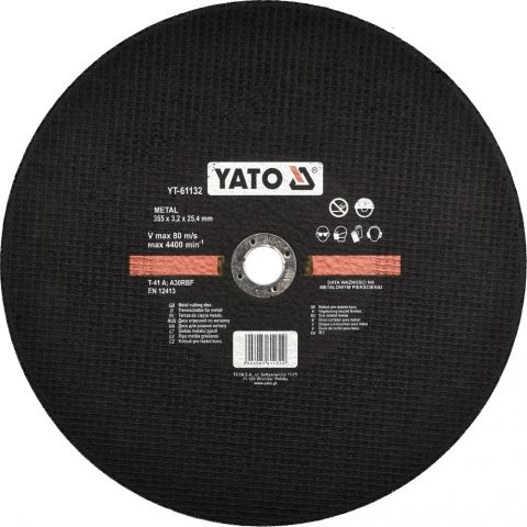 YATO Kotouč na kov 355 x 25,4 x 3,2 mm (YT-61132)