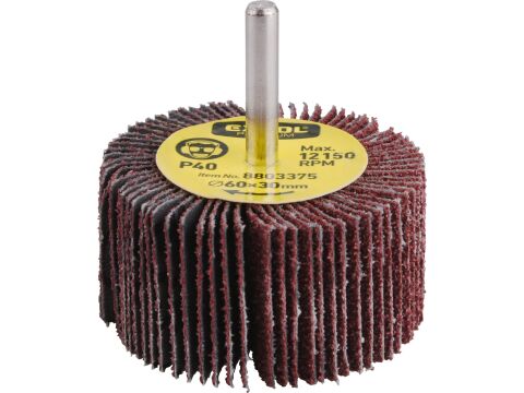 EXTOL lamelový kotouč brusný na stopce, pr.60x30x6mm, P60 (8803376)