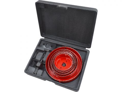 EXTOL vrtáky vykružovací korunkové, 7průměrů Ř64-127mm (8801607)